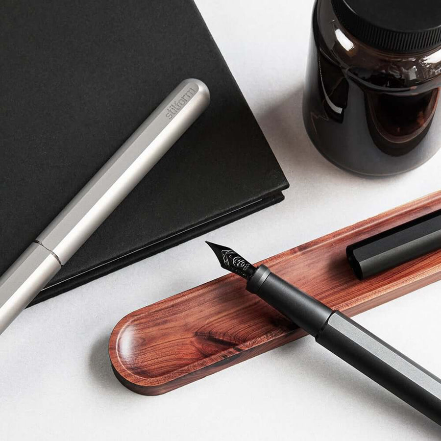 Stilform Black Steel Nib in Broad size, providing bold and expressive strokes