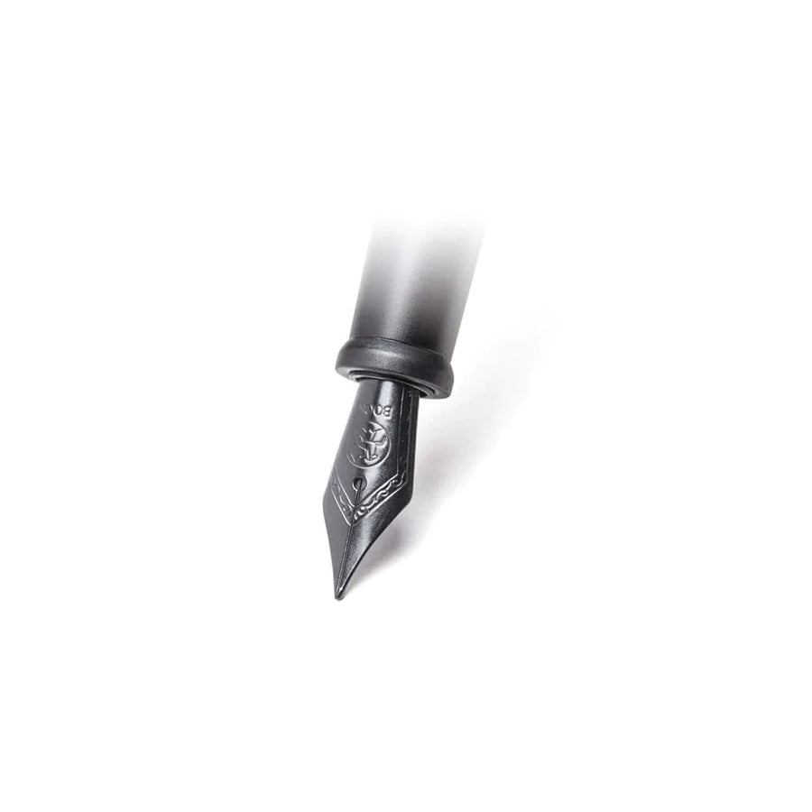 Stilform Black Steel Nib in Extra Fine size, crafted by Peter Bock for precise writing