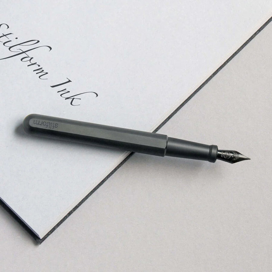 Stilform Black Steel Nib in Fine size, offering smooth ink flow for everyday writing