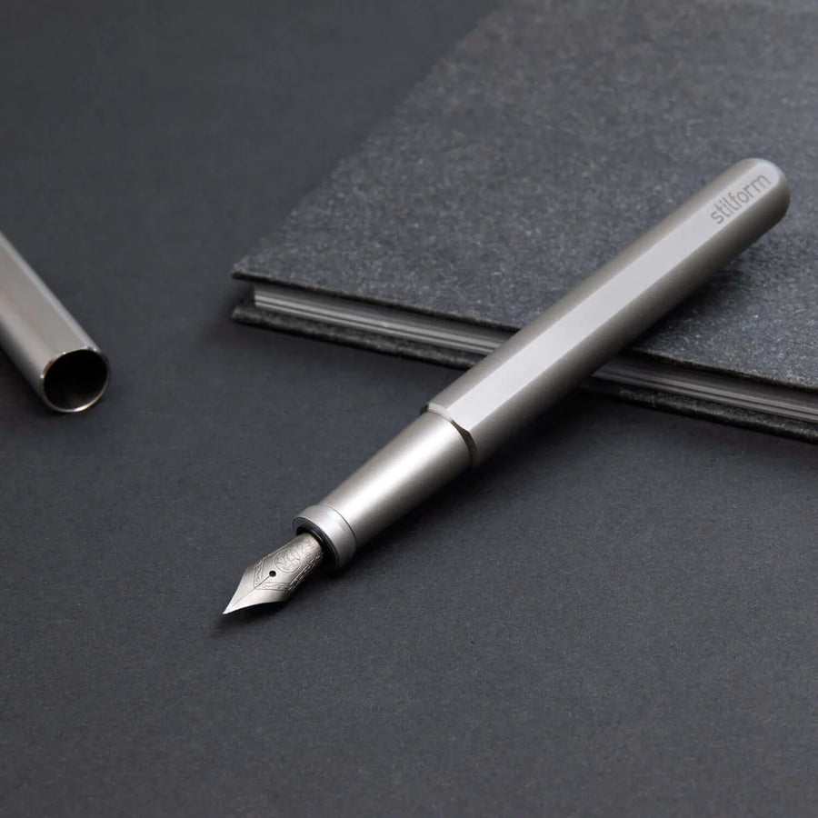 Stilform Titanium Nib in Broad size, providing bold and expressive strokes
